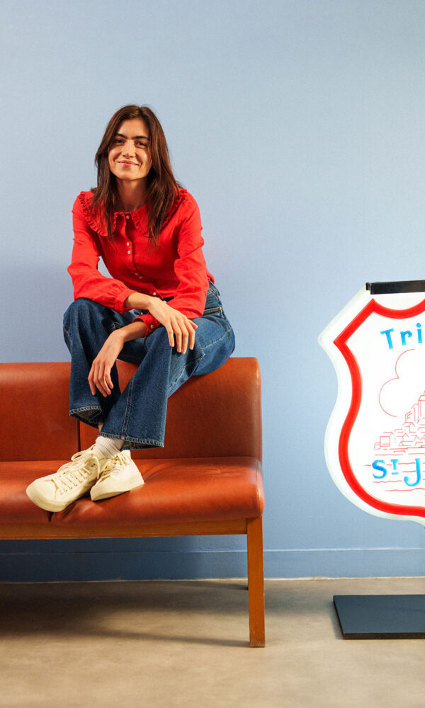 Bluse mit Rüschenkragen ANAELLE