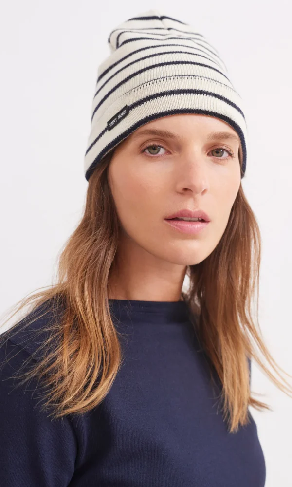Mütze aus Schurwolle BONNETS DE QUART RAYE