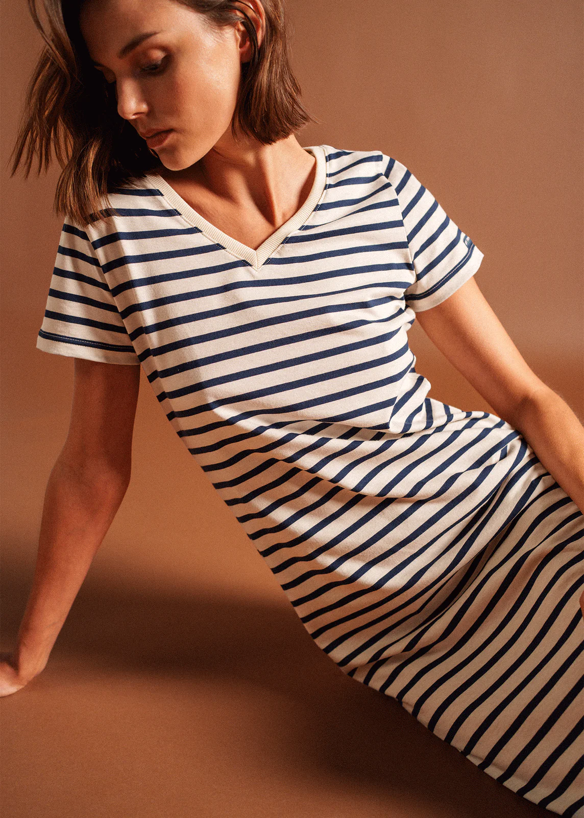 Kleid maxi aus Jersey EZE
