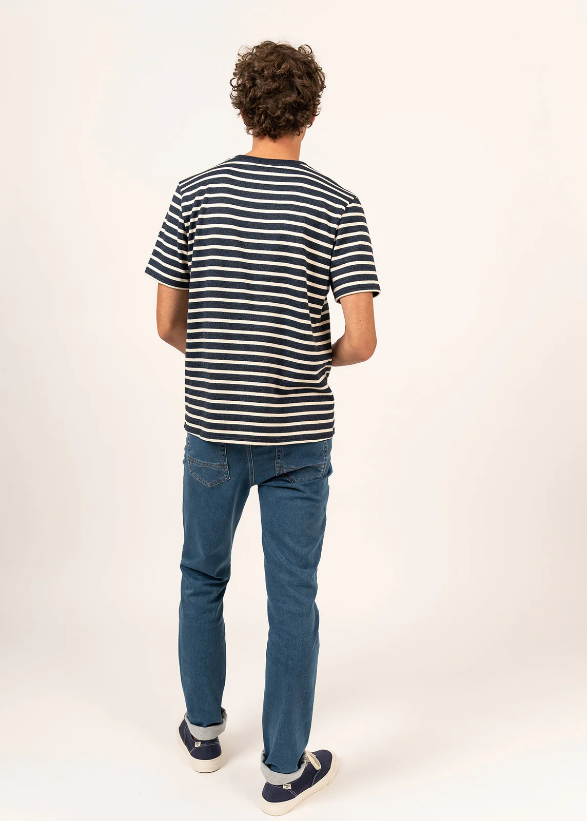 T-Shirt meliert aus Leinenmix LA VIGNE