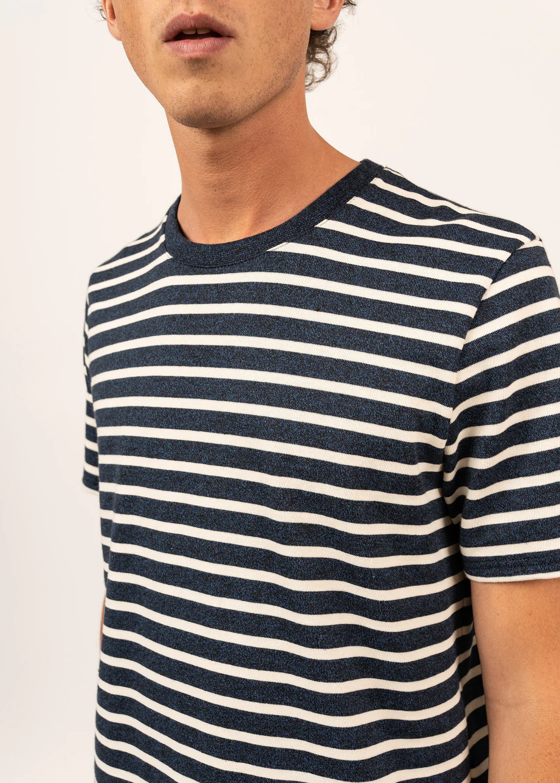 T-Shirt meliert aus Leinenmix LA VIGNE