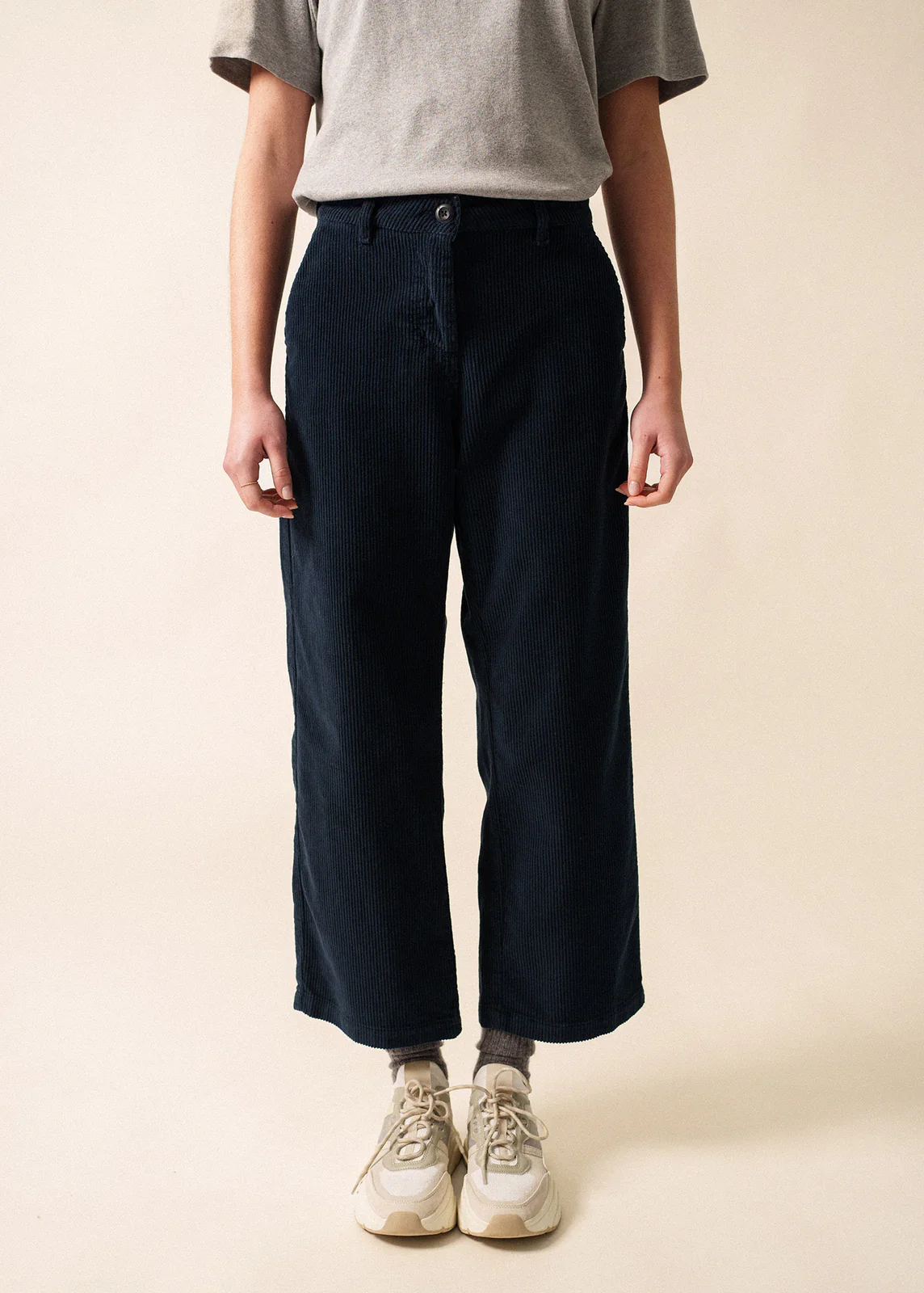 Hose Basic aus Cordstoff TESS II