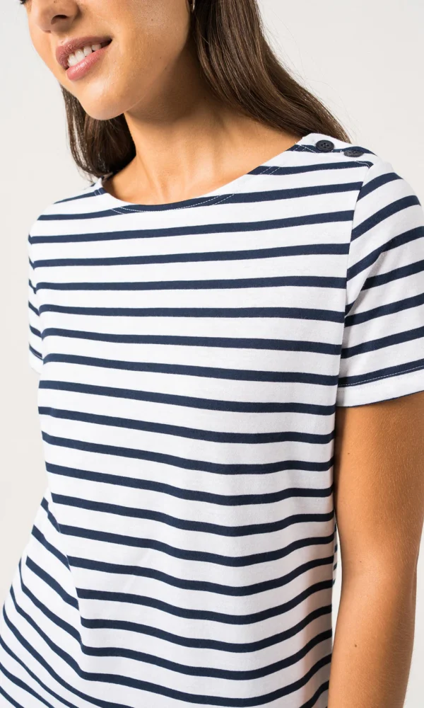 Kleid aus leichtem Baumwolljersey VILLEFRANCHE